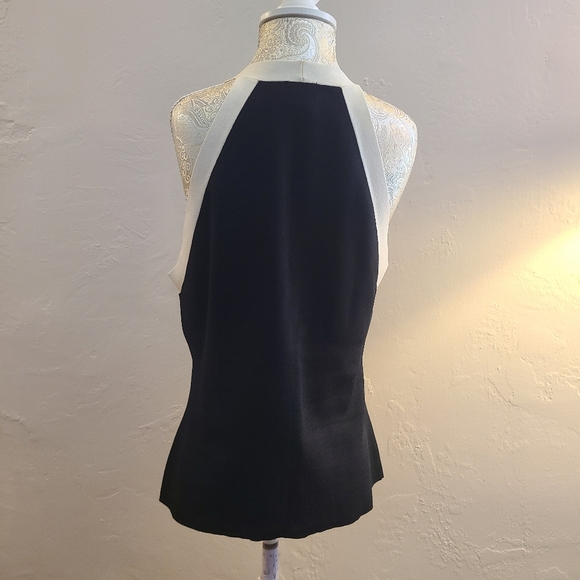 INC Black and Off-White Tank Top - size Large - Picture 5 of 9